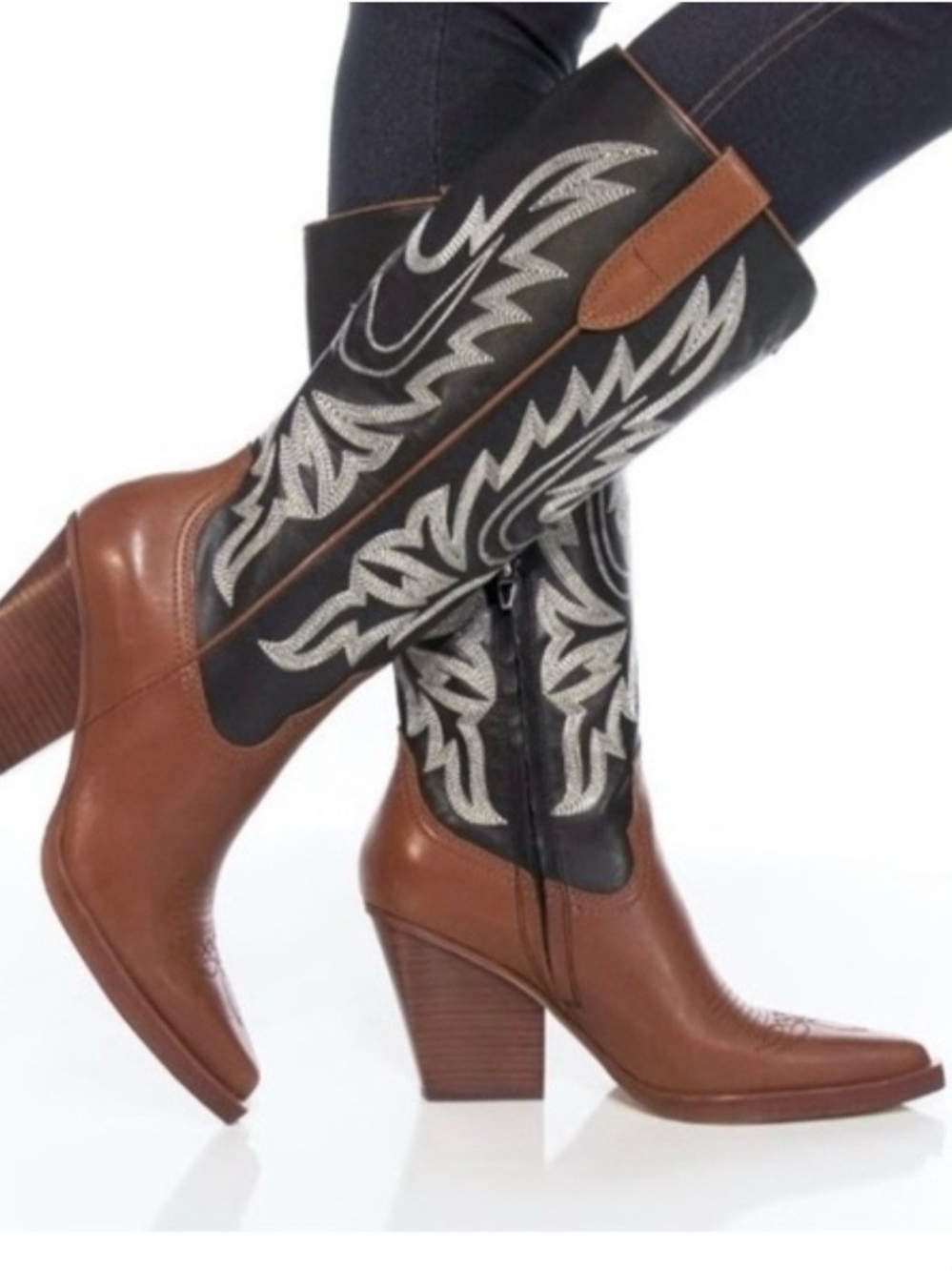 Dolce Vita Blanch Boots in Brown Black S